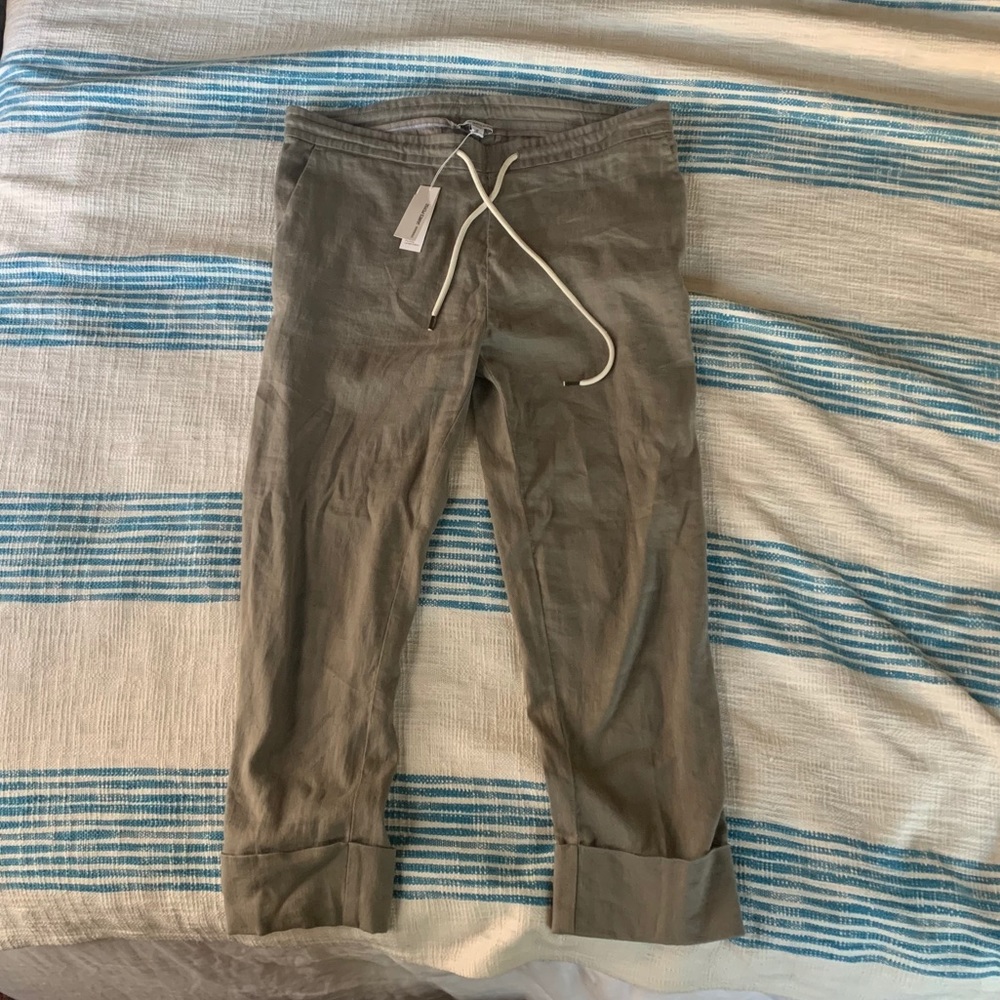 Grey, linen JAMES PERSE pants - Never worn!